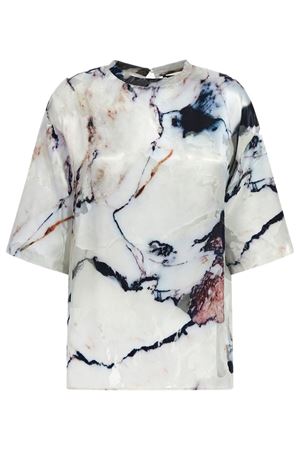 Marble-print blouse ROBERTO CAVALLI | TWT602HEN18D0027